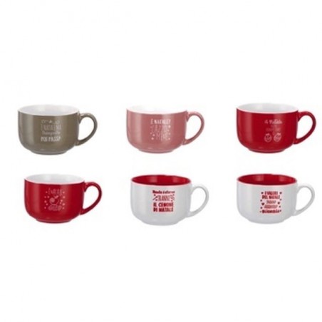 INGROSSO ARTICOLI NATALIZI TAZZA JUMBO ASS6DEC D12XH9 600ML 8021785757424 INGROSSO ACCESSORI NATALIZI PER LA TAVOLA