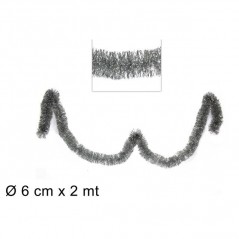INGROSSO ARTICOLI NATALIZI FILO ADDOBBO ARGENTO 6 CM X 2MT 8033113135132 INGROSSO ADDOBBI ALBERO NATALE