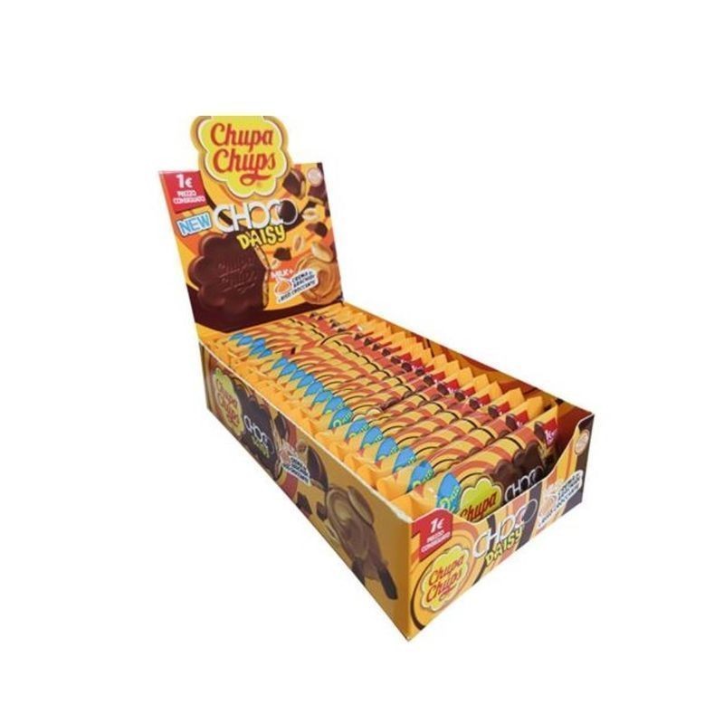 CHUPA CHOCO DAISY CREMA BISCOTTO (20) EAN 80908401 INGROSSO CARAMELLE