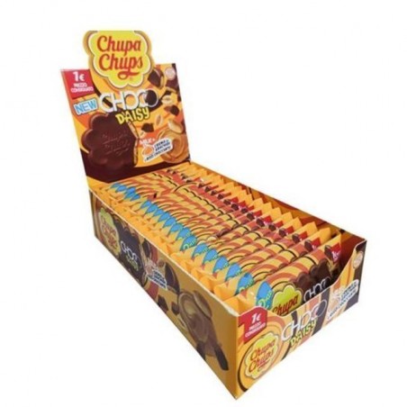 CHUPA CHOCO DAISY CREMA BISCOTTO (20) EAN 80908401 INGROSSO CARAMELLE
