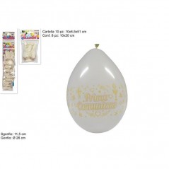 INGROSSO FESTA E PARTY FESTA E PARTY BUSTA PALLONCINI 8PZ PRIMA COMUNIONE 8034048386217 INGROSSO ARTICOLI PER FESTE