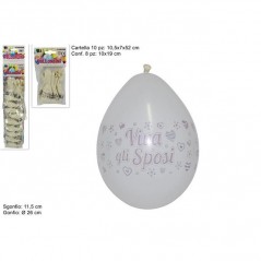 INGROSSO FESTA E PARTY FESTA E PARTY BUSTA PALLONCINI 8PZ W GLI SPOSI 8034048467176 INGROSSO ARTICOLI PER FESTE