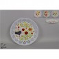 VASSOIO TONDO C/INCISIONE FANTASIA FRUTT EAN 8034048496107 INGROSSO VASSOI E DISCHI