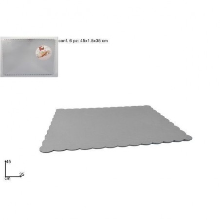 INGROSSO CAKE DESIGN CAKE DESIGN VASSOIO DOLCI RETTANGOLARE CARTONE 8034048436820 INGROSSO ACCESSORI CAKE DESIGN