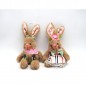 CONIGLIO PELUCHE DA APPEND. H.24CM 2ASS EAN 8021029332776 INGROSSO PELUCHE PASQUALI