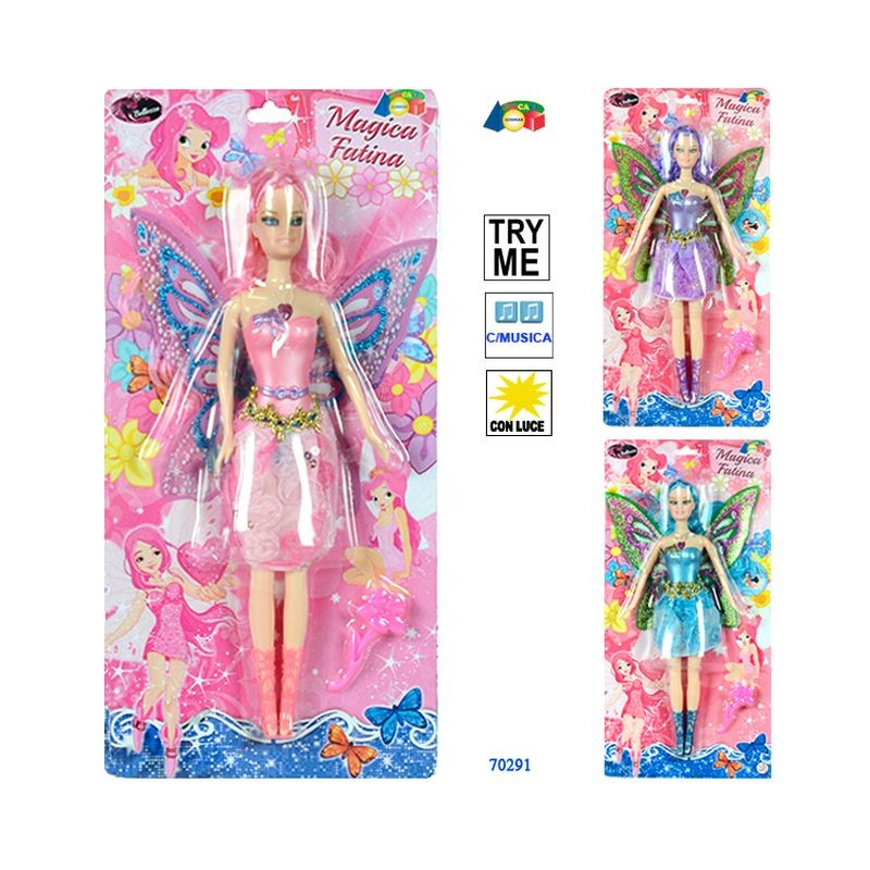 SET MAGICA FATINA CON LUCE-MUSICA ASS EAN 8034094804369 INGROSSO GIOCHI DA EDICOLA