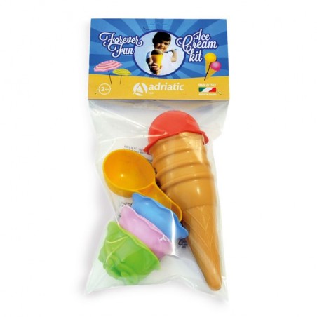 CONO GELATO + CREME + PALETTA IN CONF. C EAN 8002936987006 INGROSSO GIOCHI MARE