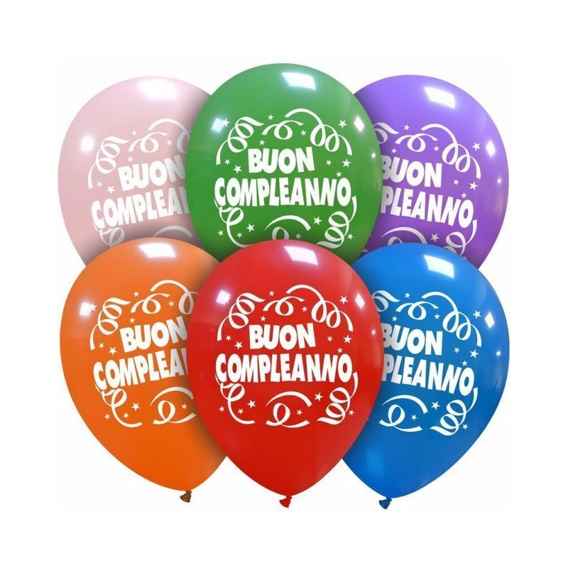 PALLONCINI PZ.25 COMPLEANNO EAN 8025817002100 INGROSSO PALLONCINI COMPLEANNO