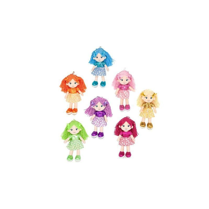 MISS DECARINE RAINBOW 35CM 7COL. ASS. EAN 8009549275421 INGROSSO BAMBOLE ECONOMICHE