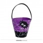 SECCHIO FELTRO VIOLA 25 CM EAN 8434077242070 INGROSSO ZUCCHE HALLOWEEN E PORTA DOLCETTI