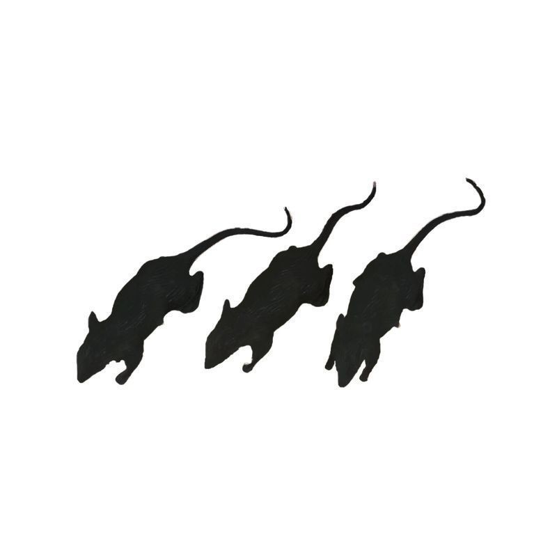 CONFEZIONE 2 TOPI 6 CM EAN 8434077246313 INGROSSO ANIMALI E INSETTI HALLOWEEN