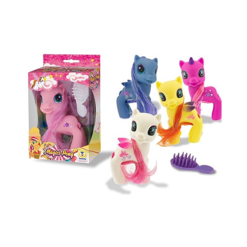 PONY CON SPAZZOLA ASS - MISS SIGNORINA EAN 8017967634560 INGROSSO ANIMALI GIOCATTOLO