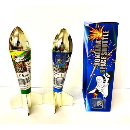 INGROSSO FUOCHI D'ARTIFICIO FONTANA SPACE SHUTTLE CM.18 PZ2 C.18 6067072937850 INGROSSO FUOCHI PER FESTE