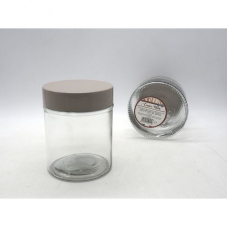 BARATTOLO VETRO TONDO H12,7 TORTORA EAN 8021029192189 INGROSSO BARATTOLI E ARBANELLE