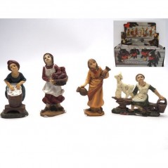 INGROSSO ARTICOLI NATALIZI STATUA PRESEPE CM.10.5-7