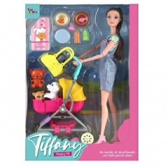 INGROSSO TIFFANY CON CARROZZINA 8007632278601 INGROSSO BAMBOLE E ACCESSORI BAMBOLE ECONOMICHE