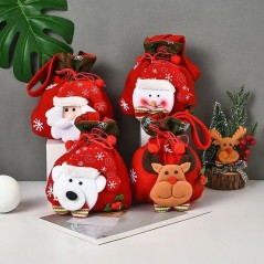 INGROSSO SACCHETTO PICCOLO BABBO RENNA 8003990620496 INGROSSO ARTICOLI NATALIZI PER CONFEZIONI SACCHETTI E SHOPPER NATALIZI