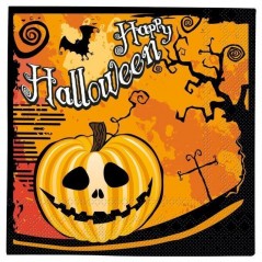 INGROSSO TOVAGLIOLI CM.33X33 PZ.20 HALLOWEEN 8003990638705 INGROSSO ACCESSORI HALLOWEEN ACCESSORI HALLOWEEN TAVOLA