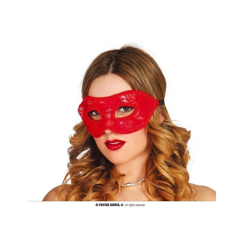 MASCHERA SEXY ROSSA EAN 8434077127025 INGROSSO MASCHERE DI CARNEVALE