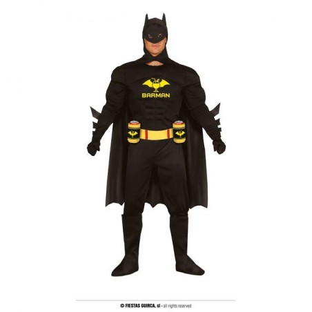 COSTUME BARMAN ADULTO 52/54 (L) EAN 8434077797259 INGROSSO COSTUMI CARNEVALE ADULTI