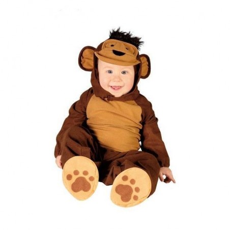 COSTUME BABY SCIMMIA 12 - 18 MESI EAN 8434077826287 INGROSSO COSTUMI CARNEVALE PRIMA INFANZIA