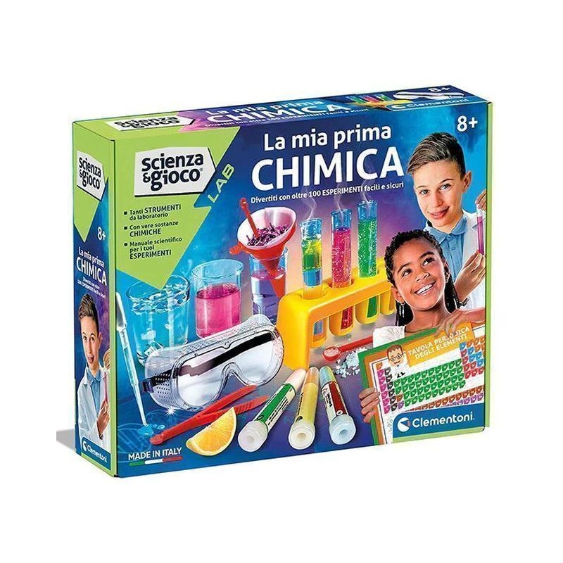 LA MIA PRIMA CHIMICA 19358 EAN 8005125193585 INGROSSO SCIENZA E GIOCO CLEMENTONI
