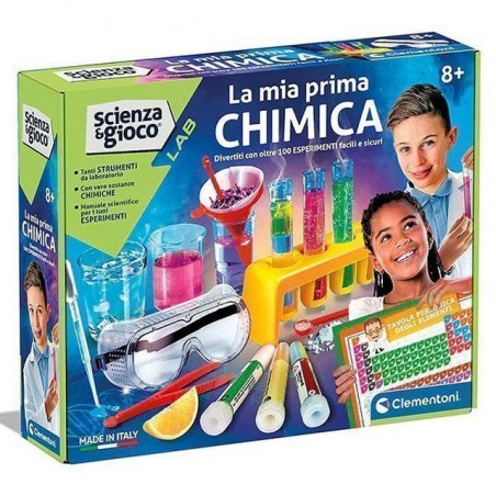 LA MIA PRIMA CHIMICA 19358 EAN 8005125193585 INGROSSO SCIENZA E GIOCO CLEMENTONI