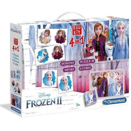 EDUKIT 4IN1 FROZEN 18292 EAN 8005125182923 INGROSSO PUZZLE CLASSICI