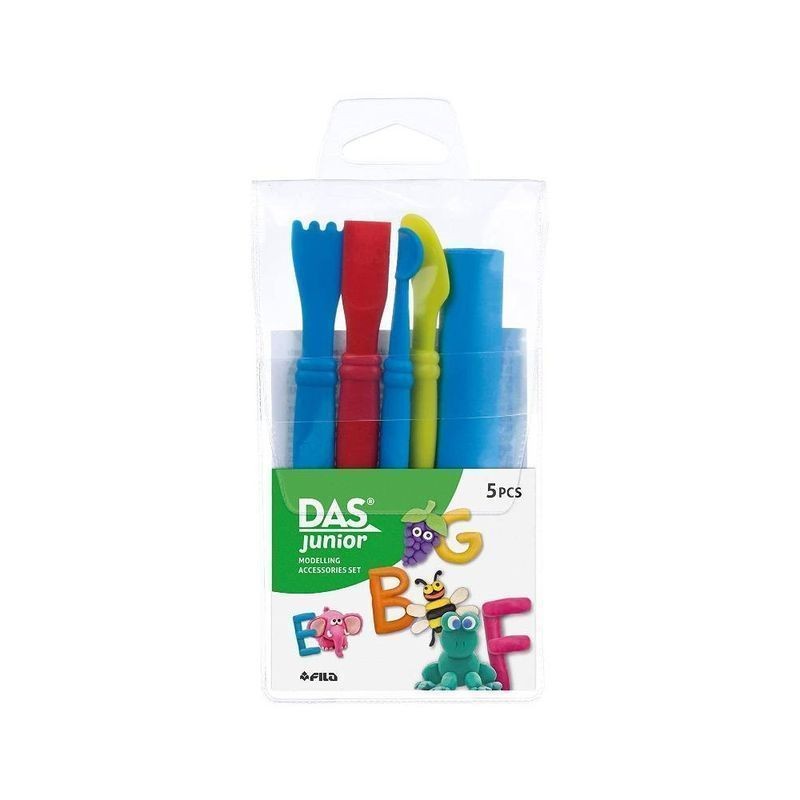 BUSTA DAS JUNIOR 5 SPATOLE EAN 8000144006861 INGROSSO PASTA PER MODELLARE DIDO