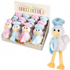 INGROSSO PELUCHE CICOGNA ROSA/AZZ L30 8009549276787 INGROSSO GIOCHI E GIOCATTOLI PELUCHE MORBIDOSI