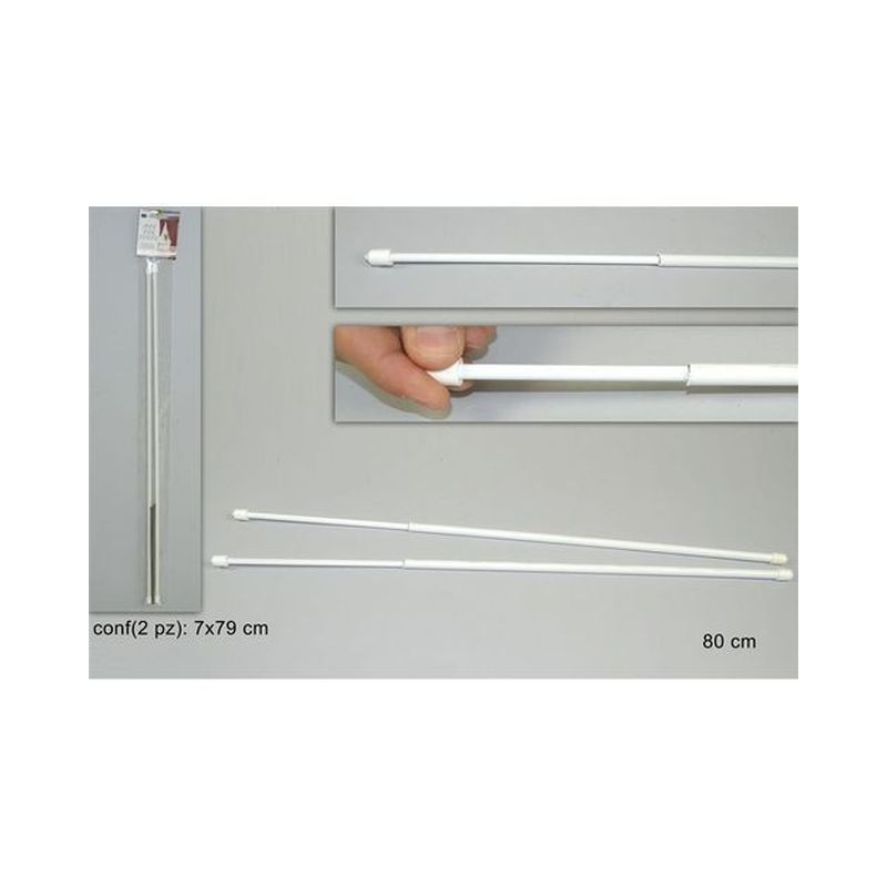 ASTE PER TENDA MOLLA 80CM EAN 8034048121634 INGROSSO VITI E CHIODI