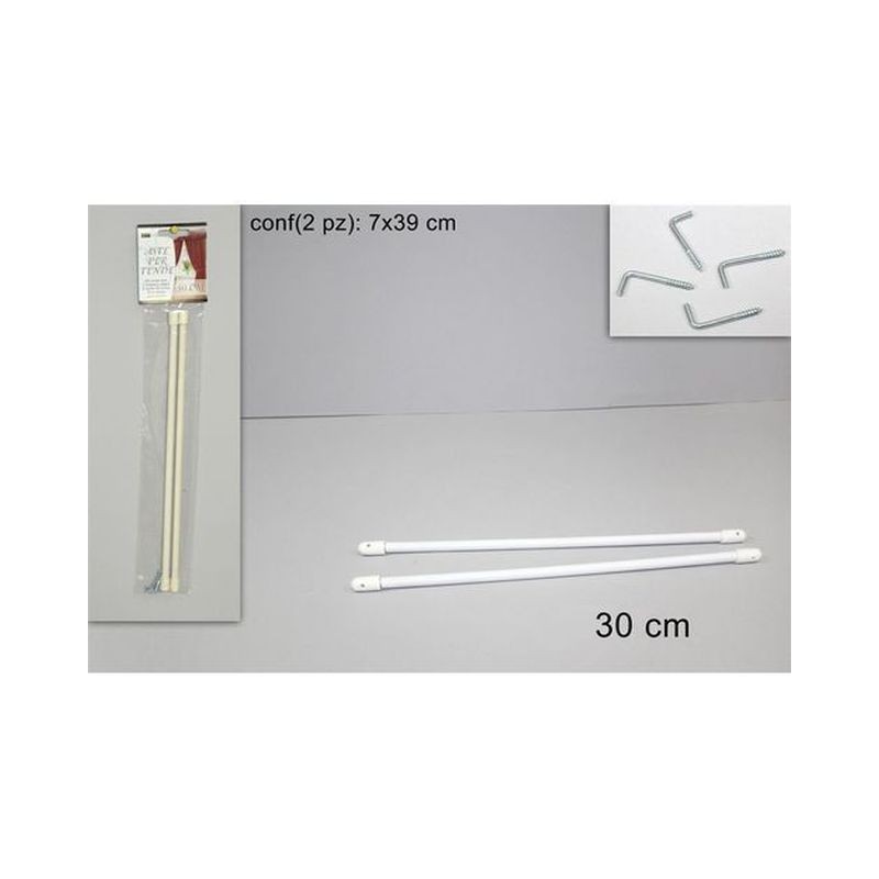 ASTE PER TENDA PLASTIFICATA 30CM 45/1 EAN 8034048121641 INGROSSO VITI E CHIODI