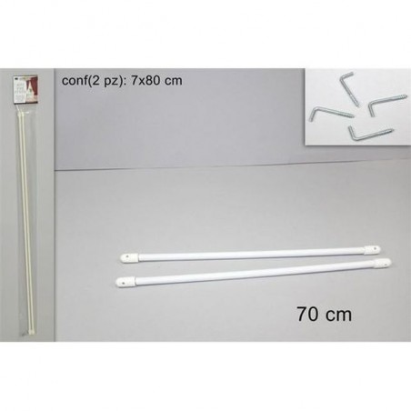 INGROSSO CASALINGHI ASTE PER TENDA PLASTIFICATA 70CM 45/5 8034048121689 INGROSSO FERRAMENTA E IDRAULICA