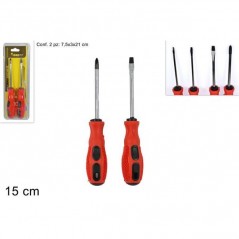 INGROSSO CASALINGHI CACCIAVITE SET 2PZ ASS 8034048389157 INGROSSO FERRAMENTA E IDRAULICA ARNESI LAVORO E ACCESSORI