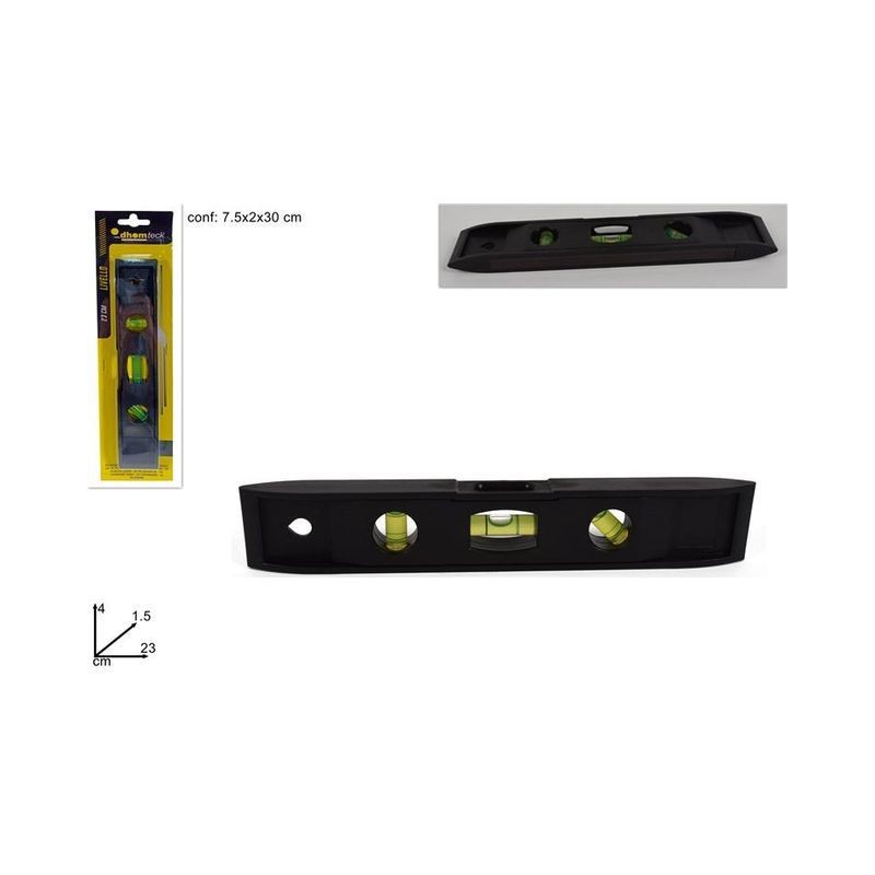 LIVELLA PLASTICA CM.23 BLISTER EAN 8034048519516 INGROSSO ATTREZZI LAVORO E ACCESSORI