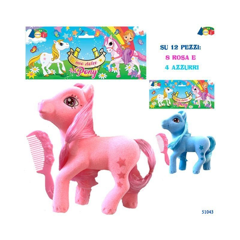 BUSTA PONY FLOCCATO IL MIO DOLCE PONY AS EAN 8057438020584 INGROSSO BUSTE ANIMALI GIOCATTOLO