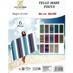INGROSSO ARTICOLI MARE TELO MARE FUTA 85X170 8052784118459 INGROSSO ARTICOLI ESTIVI TELI MARE E STUOIE