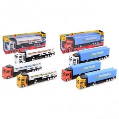 INGROSSO MODELLINO CAMION CISTERNA + CONTAINER LUCI SUONI 8009549374476 INGROSSO MODELLINI AUTO E VEICOLI