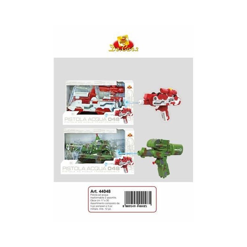 PISTOLA ACQUA TRASFORMABILI ASS. EAN 8009549440485 INGROSSO PISTOLE ACQUA E SPRUZZATORI