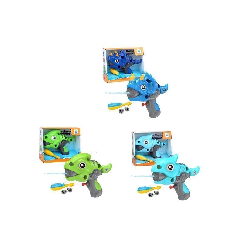 PISTOLA SPARA ACQUA DINOSAURO (20,5X16,5 EAN 8021029965417 INGROSSO PISTOLE ACQUA E SPRUZZATORI