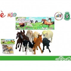 INGROSSO GIOCATTOLI ANIMALI FATTORIA 8PZ BUSTA 31X26 8052286071627 BUSTE SOLDATINI E ANIMALI BUSTE ANIMALI GIOCATTOLO