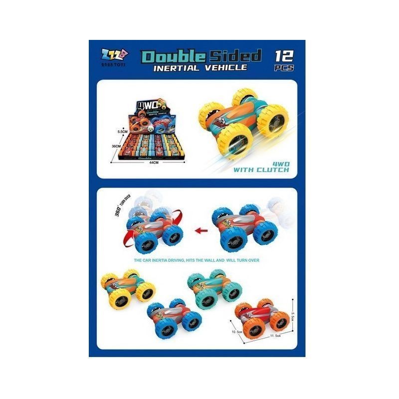 MACCHINA A FRIZIONE C/ROTAZIONE 360 4WD EAN 8021029965202 INGROSSO MODELLINI AUTO A FRIZIONE