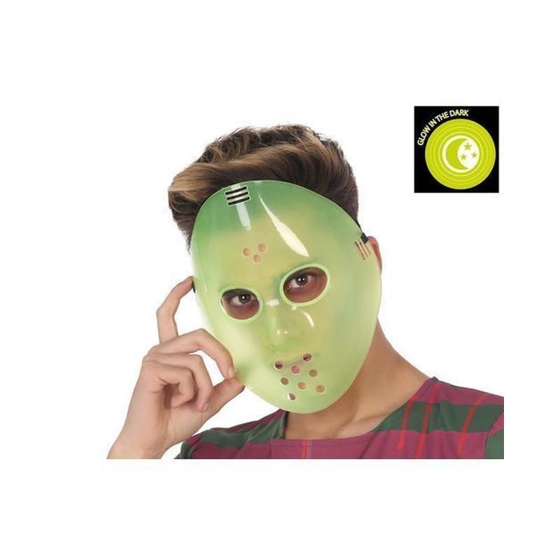 MASCHERA HALLOWEEN GLOW IN THE DARK EAN 8422259404378 INGROSSO MASCHERE DI HALLOWEEN