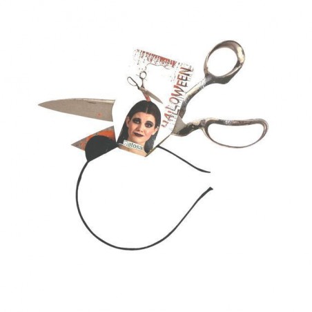 INGROSSO HALLOWEEN FASCIA FORBICI CARTA 8422259789505 ARTICOLI HALLOWEEN CAPPELLI E CERCHIETTI HALLOWEEN