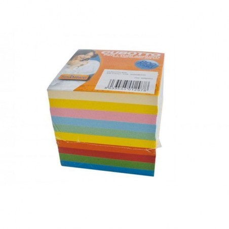 CUBOTTO 9X9 FOGLI 800 COLORATO EAN 8033593012978 INGROSSO ETICHETTE LABEL POSTIT