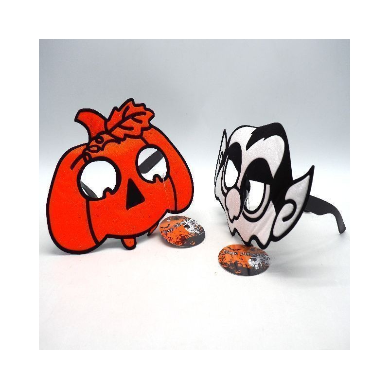 MASCHERA SCHERZOSA C/OCCHIALI ASS. EAN 8021029727282 INGROSSO MASCHERE DI HALLOWEEN