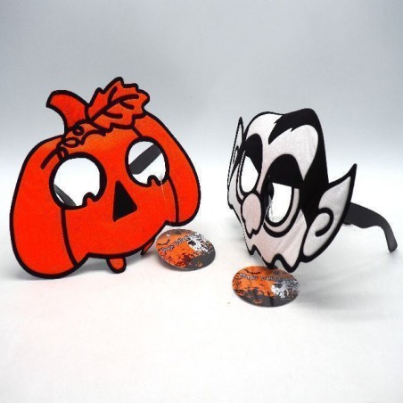 INGROSSO HALLOWEEM MASCHERA SCHERZOSA C/OCCHIALI ASS. 8021029727282 ARTICOLI HALLOWEEN MASCHERE DI HALLOWEEN