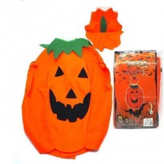 INGROSSO HALLOWEEM VESTITO ZUCCA BIMBO C/CAPPELLO TG.S (48C 8021029768964 ARTICOLI HALLOWEEN COSTUMI HALLOWEEN BAMBINA