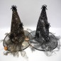 CAPPELLO STREGA C/TULLE C/RAGNATELA H36 EAN 8021029784940 INGROSSO CAPPELLI E CERCHIETTI HALLOWEEN