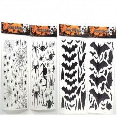 INGROSSO VETROFANIE SOGG. HALLOWEEN 4ASS. BLISTER 8021029769800 ARTICOLI HALLOWEEN DECORAZIONI HALLOWEEN